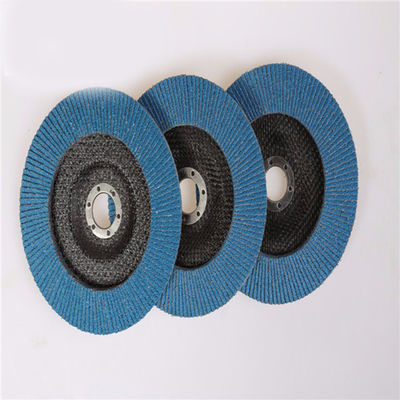 गुणवत्ता  AZ AO Stainless Steel Sanding Flap Discs 7 Inch Zirconia Flexible Round फैक्टरी