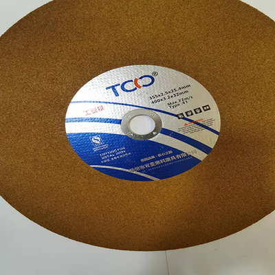 स्टील एब्रेसिव कट ऑफ व्हील 80m/S 100mm 400mm मेटल कटिंग एंगल ग्राइंडर डिस्क